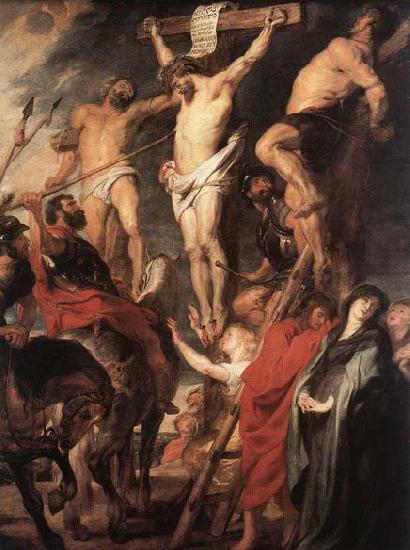 RUBENS, Pieter Pauwel Christ on the Cross between the Two Thieves oil painting picture
